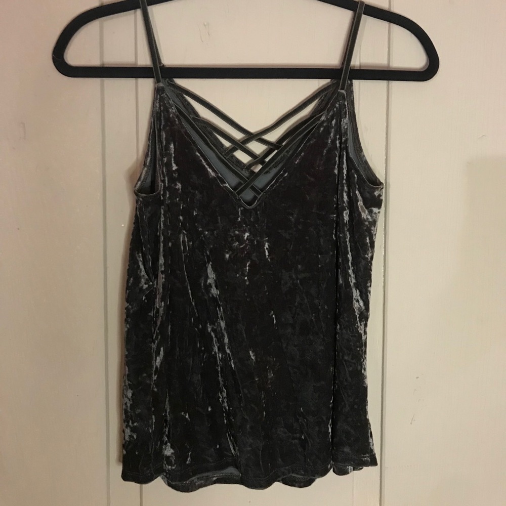 AE STRAPPY VELVET TANK